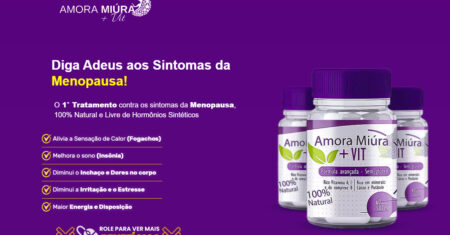 Promova seu equilíbrio hormonal e bem-estar com .AMORA MIÚRA + VIT.